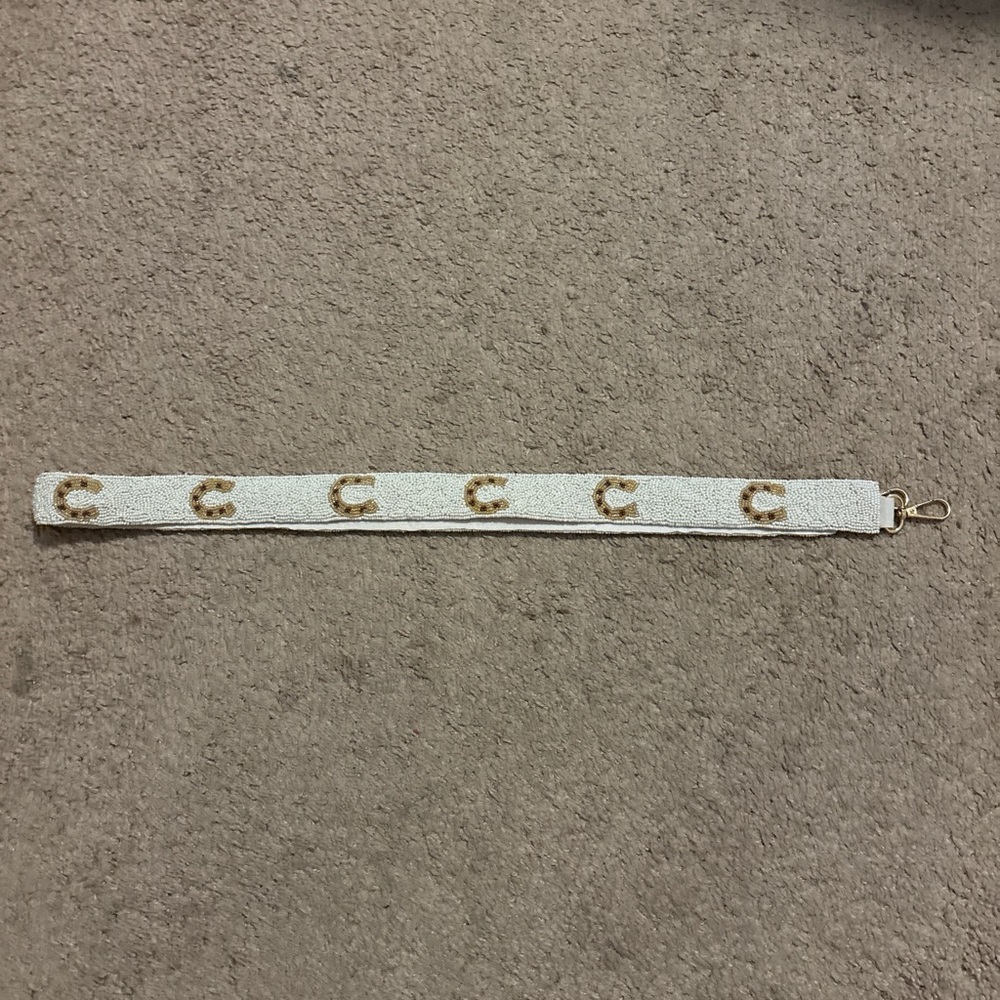 Beaded purse strap
